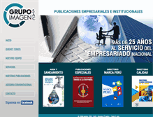Tablet Screenshot of grupoimagen.com.pe